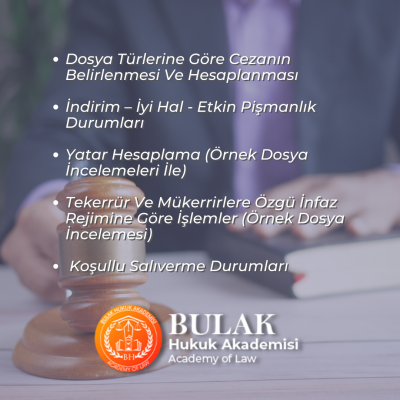 İnfaz Hukuku Uygulama Eğitimi