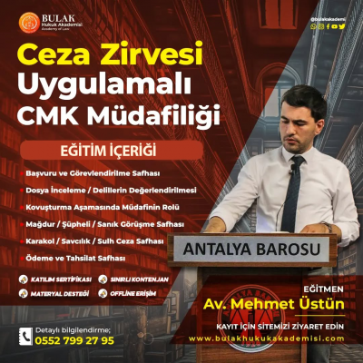 CMK Müdafiliği Dava Anatomisi